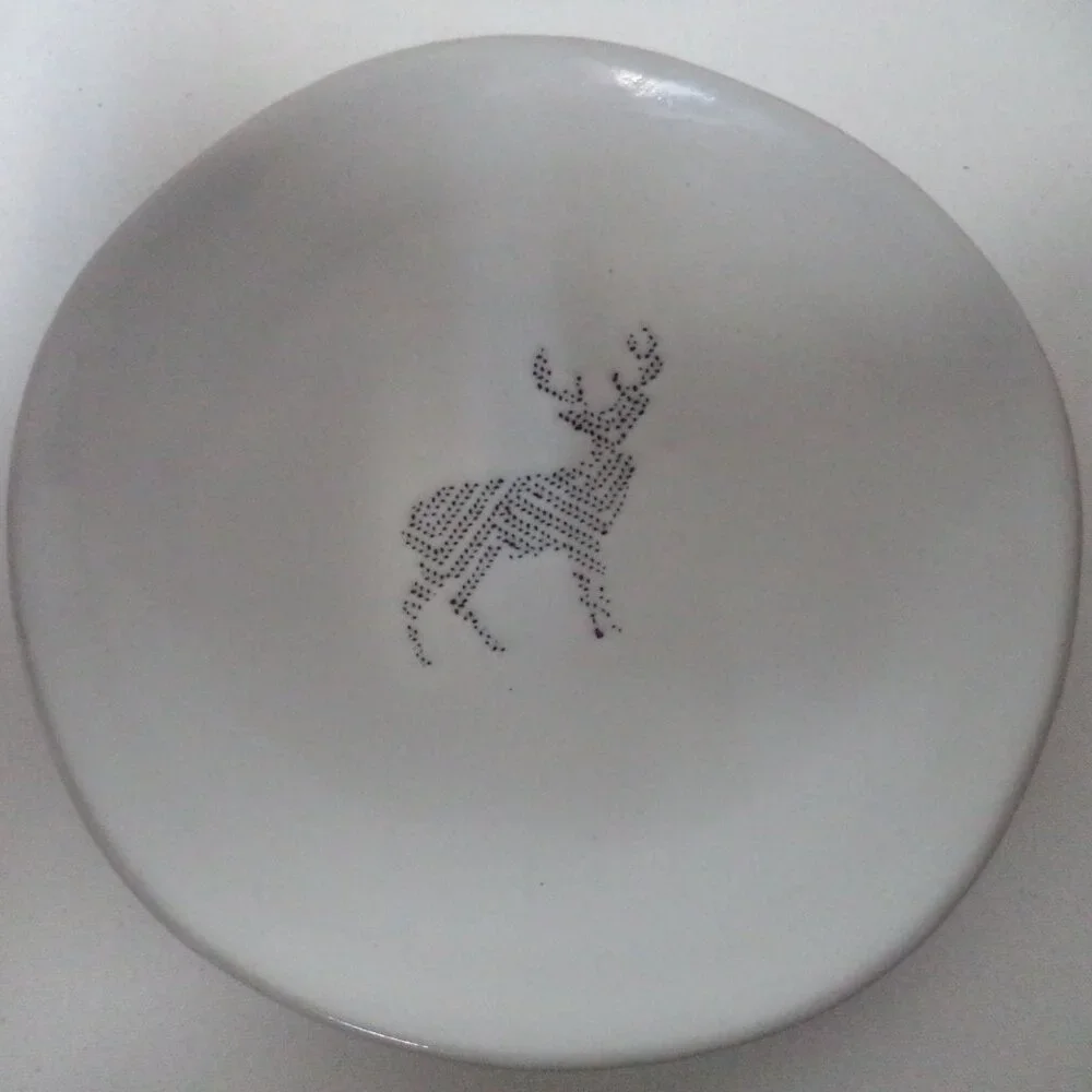 Hearth & Hand Christmas Holiday plate set 4 appetizer starter dessert side NEW